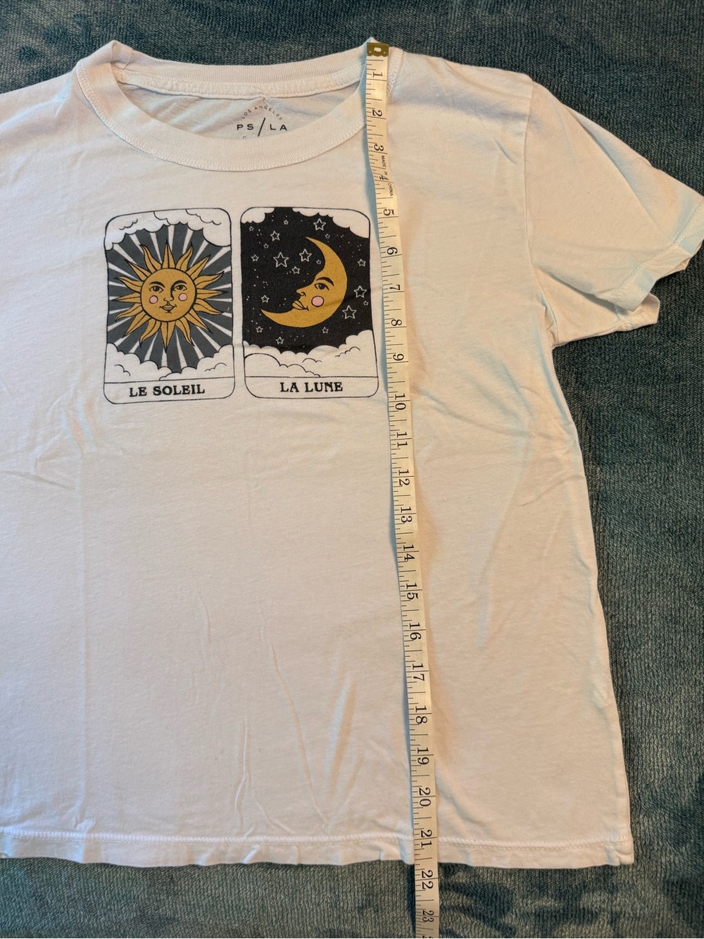 Celestial Tee with Sun & Moon Graphic - Picture 3 of 6